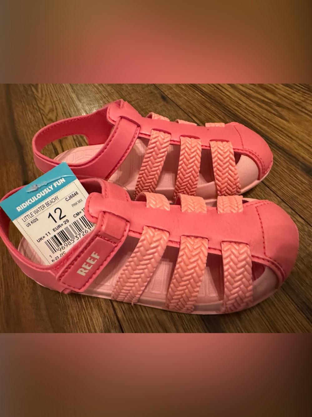 Reef Kids Coral Pink Water Sandals